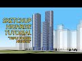 SKETCHUP BUILDING TUTORIAL TRIPLE FOLDED HIGHRISE