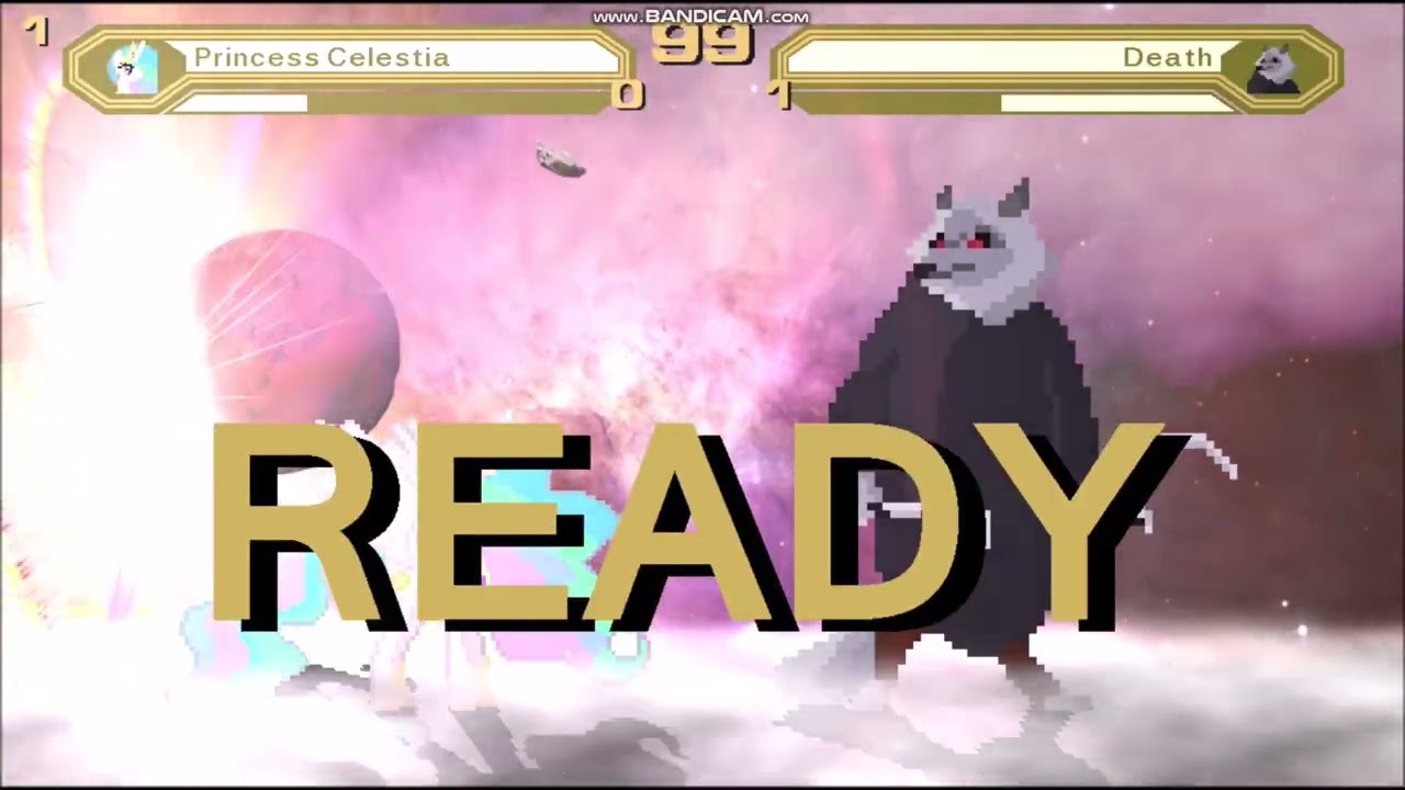 UNIVERSAL STUDIOS BRAWL V2: PRINCESS CELESTIA VS DEATH