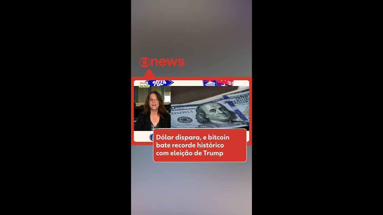 Dólar dispara e bitcoin bate recorde após eleição de Trump | #g1