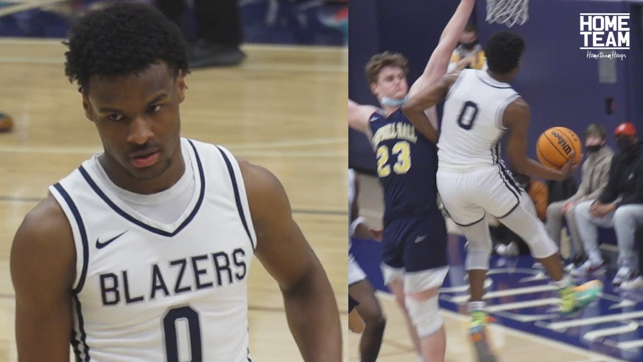 Bronny James Shows Out.. Sierra Canyon vs Campbell Hall