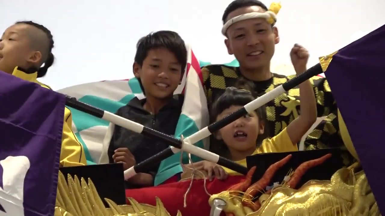 大江太鼓台新調お披露目式 あかがねミュージアム入り 令和元年