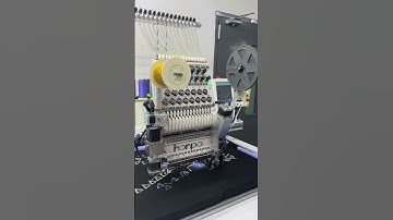 Sequin embroidery by Honpo Embroidery Machine