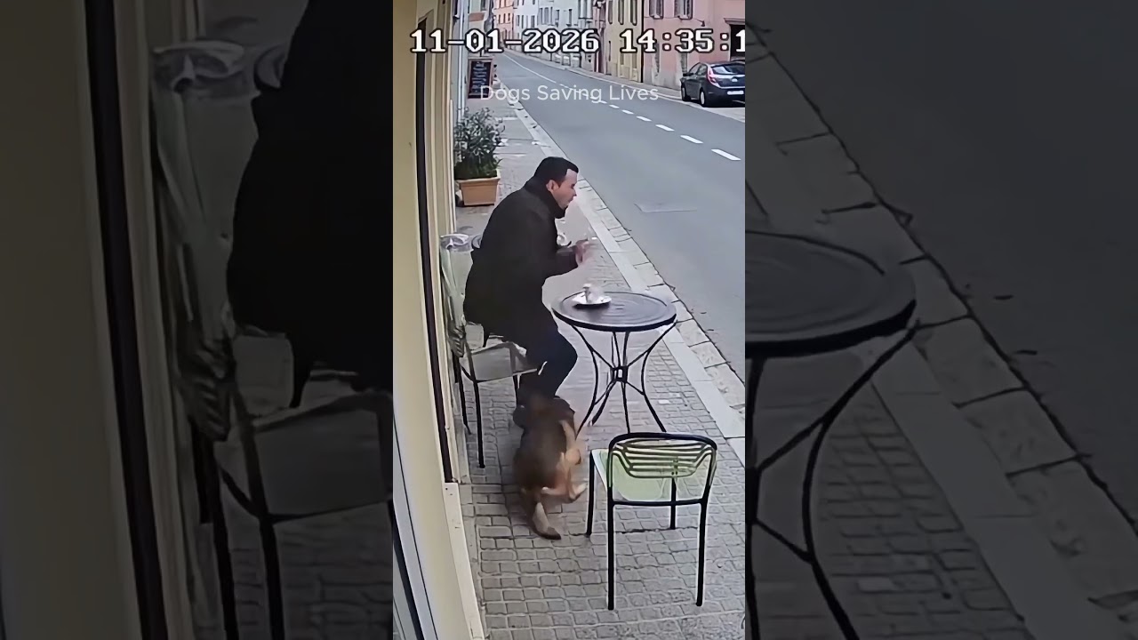 Good boy didn’t think 🐶😳Pure instinct. One-second save.