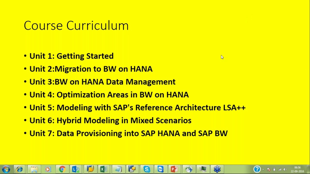 Tech E Training :: SAP BW/ BI 7.5 ON HANA  Demo Session