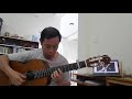 Darks eyes  bolero flamenco  play by tran hoai son on guitar q7 concert