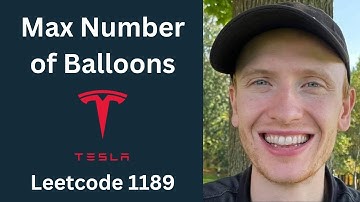Maximum Number of Balloons - Leetcode 1189 - Hashmaps & Sets (Python)