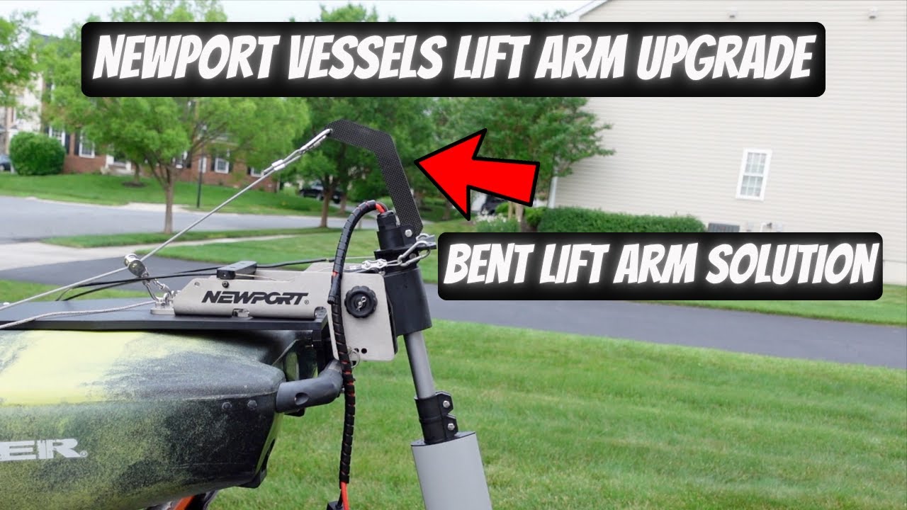 Newport Vessels Lift Arm Bending Solution. Big Bass Chris Designs Lift Arm.