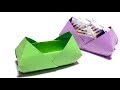 Origami Box from Rectangular Paper | How to Make a Cute and Unique Accessory Case with A4