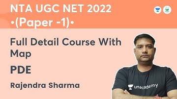 Full Detail Course With Map | Paper 1 | PDE | by Rajendra Sharma