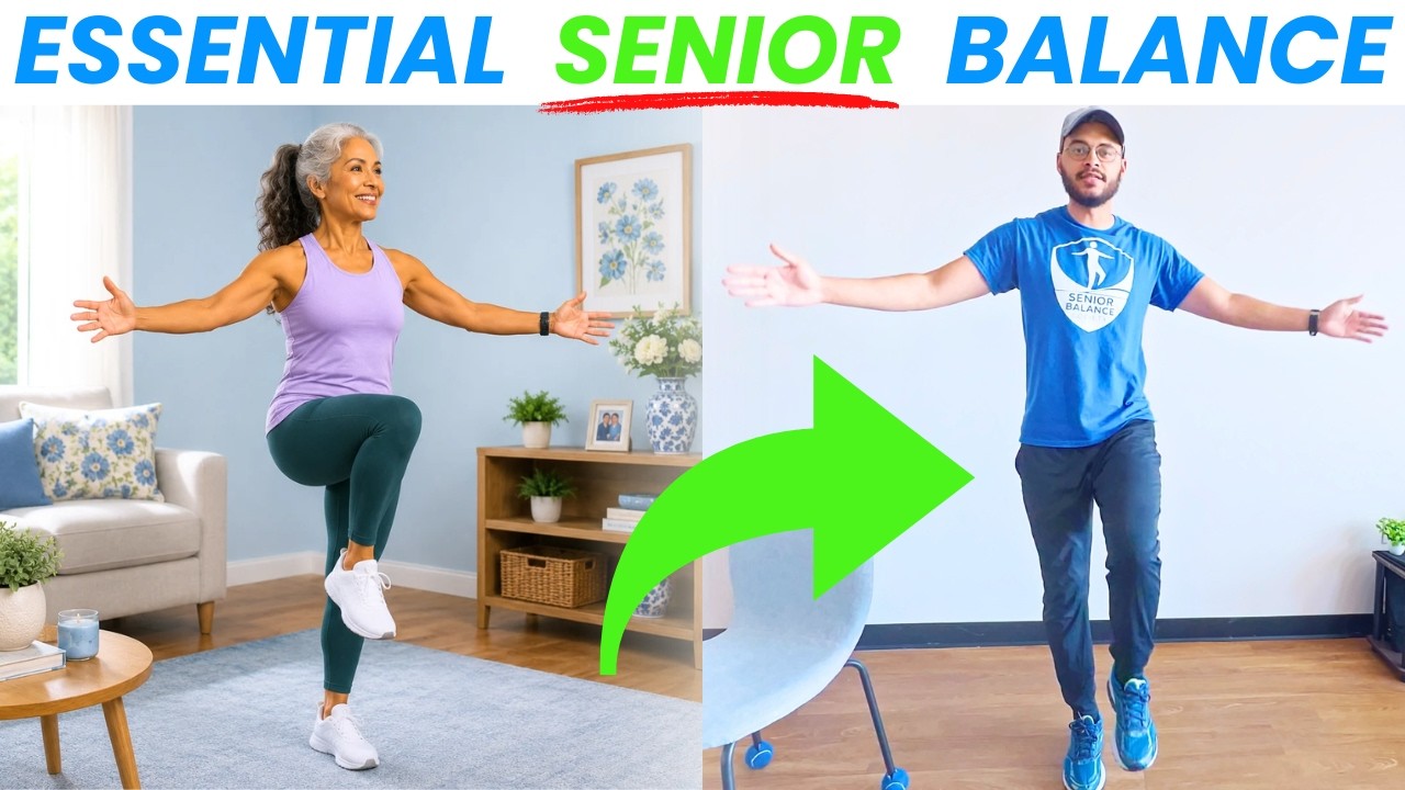 Essential Everyday Balance Routine for Seniors | 10 min Beginner Friendly Workout