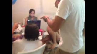 Scare cam! Scaring my cousin 😂 'PUNYETA!'...