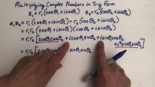 Multiplying Complex Numbers in Trig Form