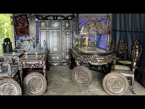 Video Bàn ghế gỗ Gõ, Cẩm Lai xưa và nhiều món khác chào bán... - youtube