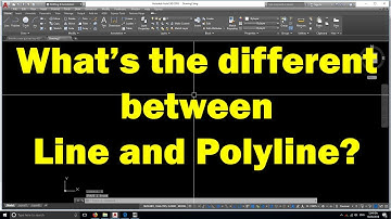 AutoCAD tutorial | What is the different between Line and Polyline in AutoCAD