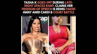 #TashaK ￼ is going off #gossipcommunity