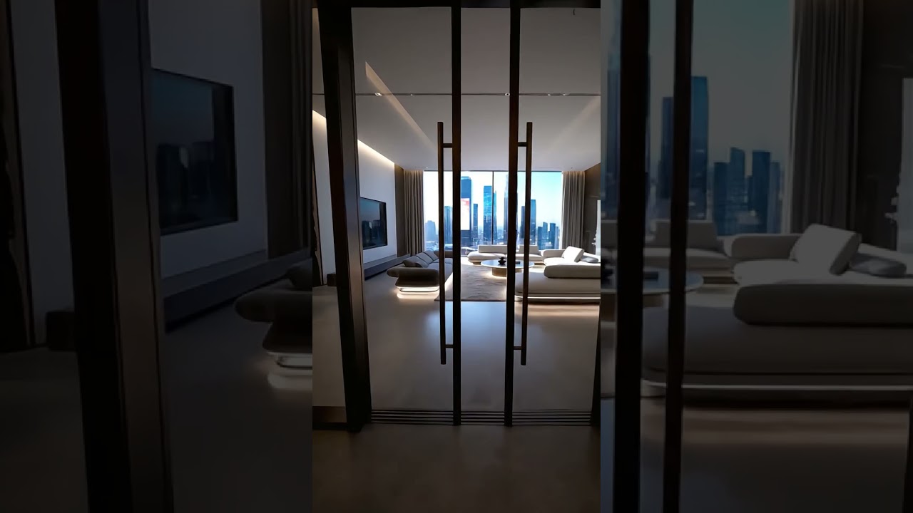 Inside a Cyberpunk Smart Villa – Futuristic Roomtour 🔮🏠