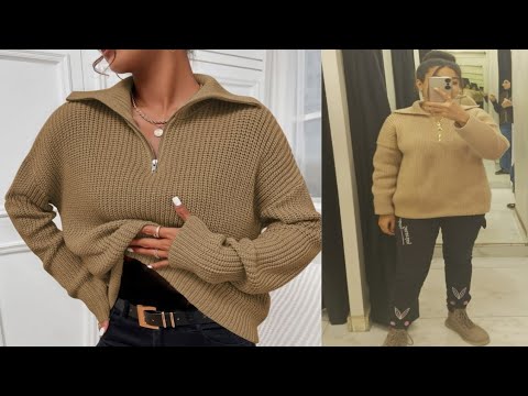 Women S Crochet Pullover With Knitting Stitch 