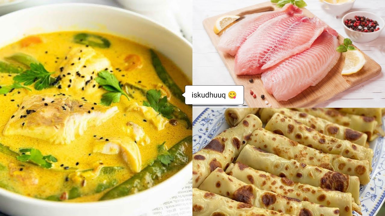 iskudhuuq quracdi familka kafaideyso 😋 crepes and fish fillet recipes for breakfast yummy YouTube