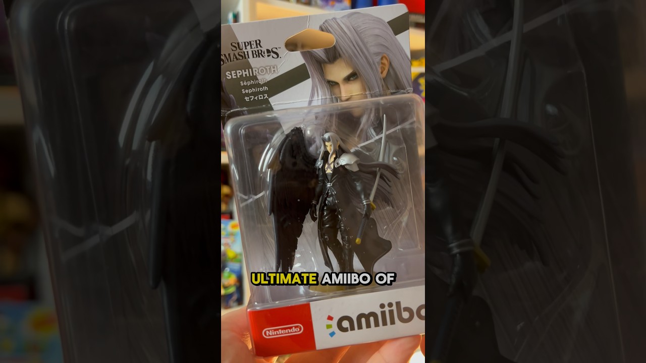 BEST AMIIBO OF ALL TIME?👀 Sephiroth Amiibo From Final Fantasy 