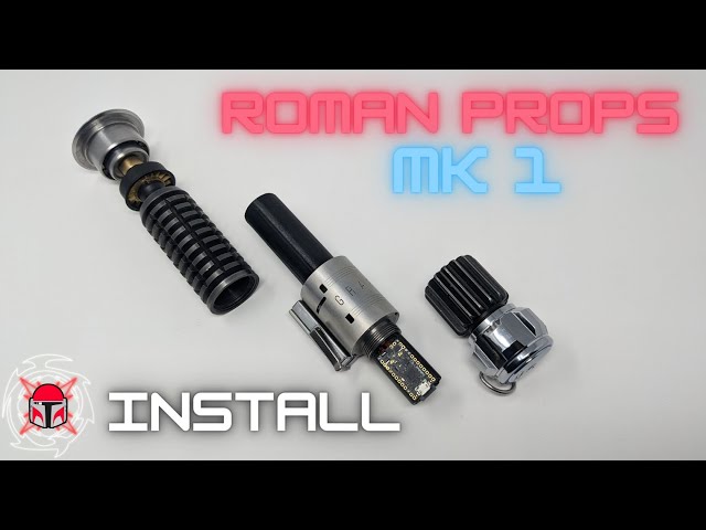 Roman Props Mk1 オビワン ライトセーバー Roman Props MK1 Install - YouTube