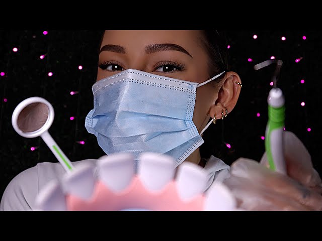 ASMR Dental Cleaning - How long does it take you to fall asleep?