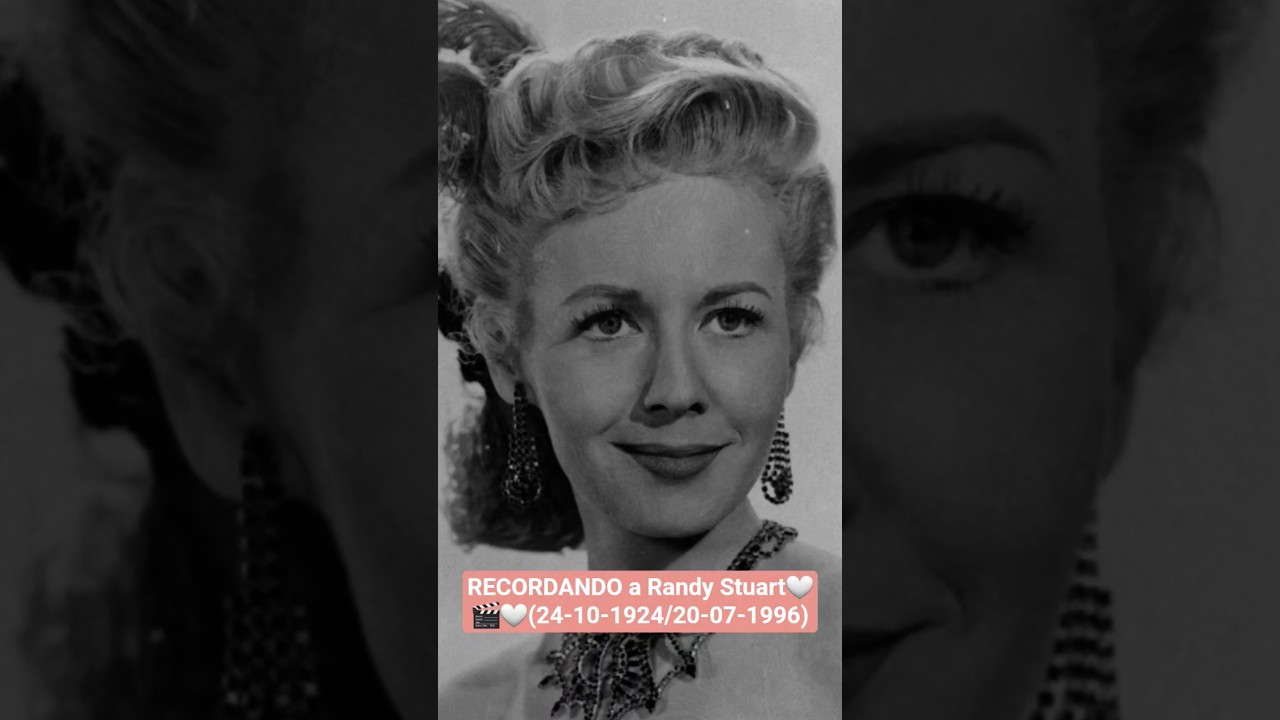 El 24 del 10 de 1924 nacía la actriz Randy Stuart, hubiera cumplido 101 años🤍🎬🤍24-10-1924/20-07-1996