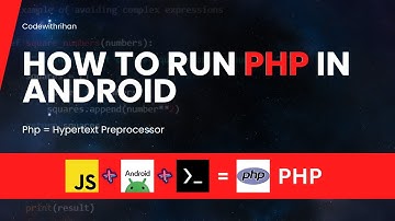How To Run Php in android Mobile |How To install Local Server In Mobile - CodeWithRihan