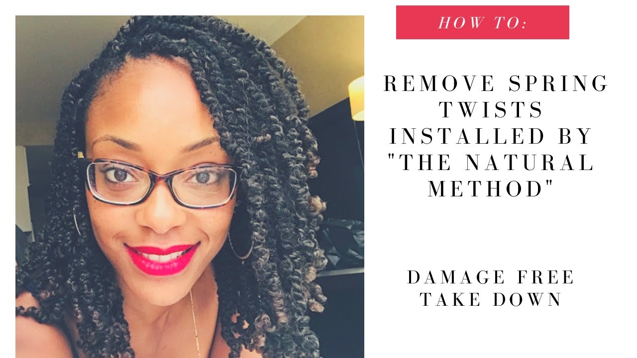  How To Remove Spring Twists Installed By “The Natural Method” - YouTube