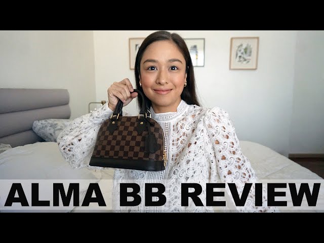 LOUIS VUITTON ALMA BB DAMIER EBENE, REVIEW