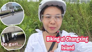 Biking at Changxing Island