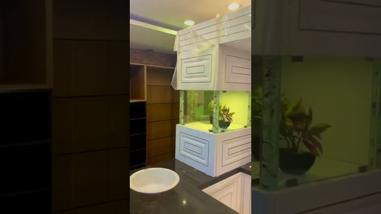 Modular Kitchen Design 2021 in Low Cost, Complete kitchen organization with details. Fusion Kitchens