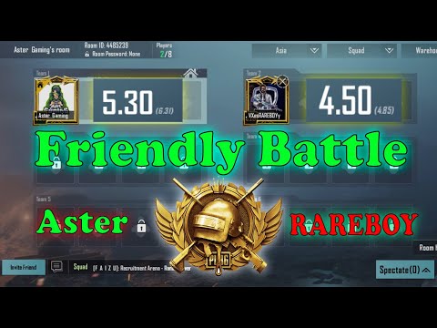1v1 conqueror Friendly TDM Challenge | AsterBoy Vs RAREBOY