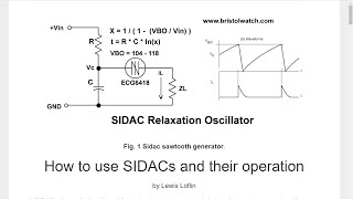 SIDAC Controlled Flashtube and Pulse Circuits SIDAC Controlled Flashtube and Pulse Circuits