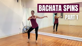 Bachata Spin Technique - All Levels - Part 1