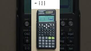 How to find the inverse of a matrix in Casio fx-991ES PLUS Calculator #casio #calculator #matrix