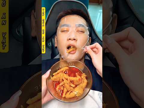 Dù Đang Làm Gì Cũng Phải Ăn Một Miếng Chân Gà Cay! #mukbang #food #anuong #anvat #shorts