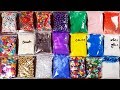 Making Mega Crunchy Slime With Bags