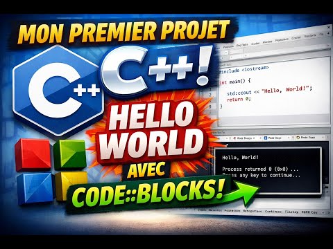 Premier projet C++ avec Codeblocks