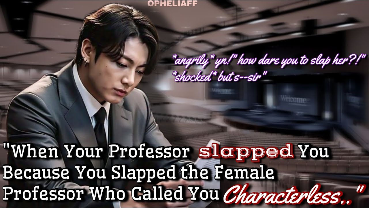 When your professor slapped you because you slapped female professor who was---#jkff #btsff
