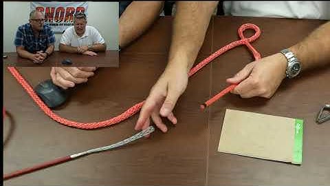 Winch Rope Repair PART 3 Locking Brummell Eye Splice