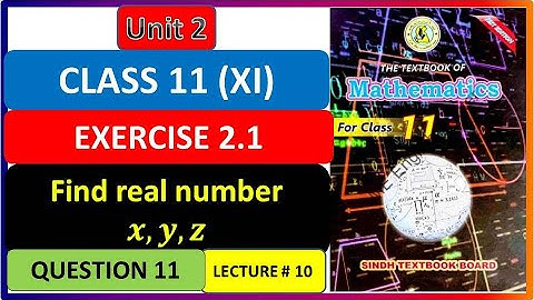 Question 11 exercise 2.1 xi math #matrices #ximath