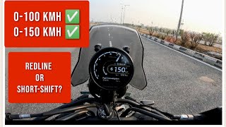 Re Himalayan 450 0-100 Kmh 0-150 Kmh Acceleration Tested