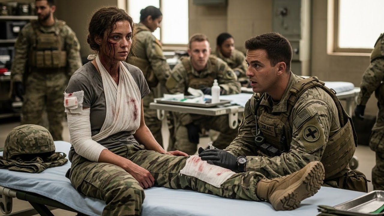 “Wounded and Silent, She Shocked the SEAL Medic When He Asked About Her  Training.”