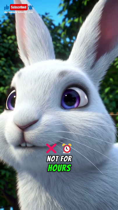 The Bunny Who Waited for the Wind | Tiny Tale of Hope 🐰🍃 #bunny  #shorts  #pixarstyle