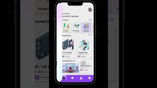 E-learning app design