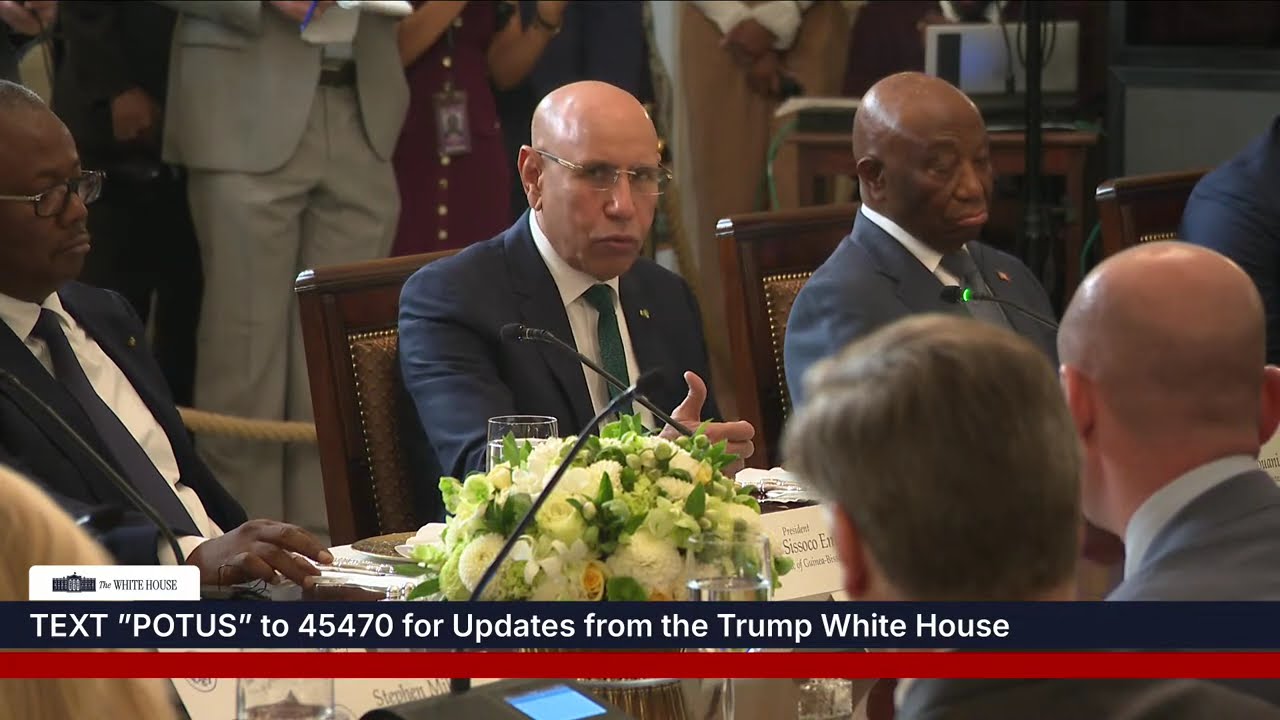 President Trump Participates in a Multilateral Lunch with African Leaders