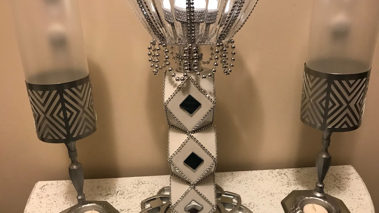 DIY Dollar Tree Glam Lamp YouTube
