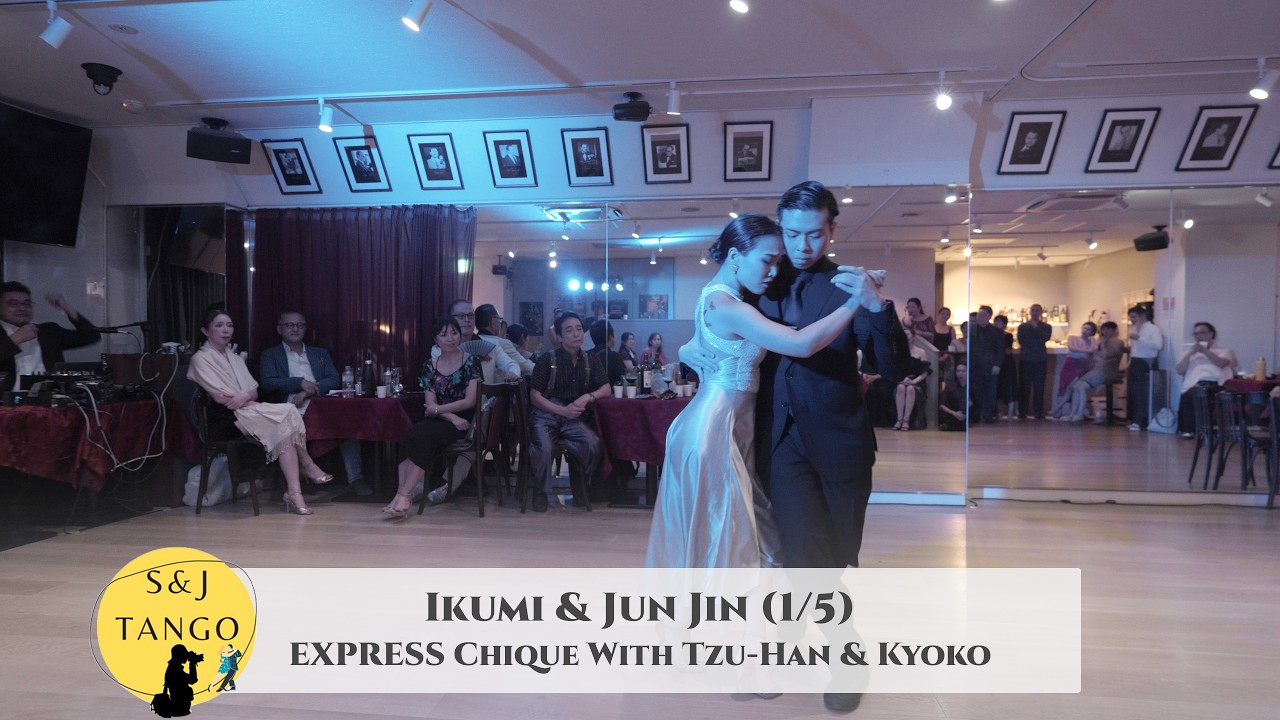 Ikumi & Jun Jin - EXPRESS Chiqué with Tzu-Kyo - 1/5 | Olvidame #tango #アルゼンチンタンゴ