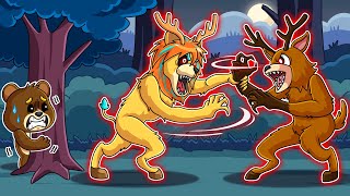 シカのモンスターに変身して改造された森で巨大な基地を作ってみた!【 ロブロックス Roblox 】