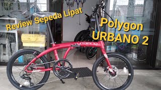 Review sepeda lipat terbaru Polygon Urbano 2..harga hemat, kwalitas tetap hebat.